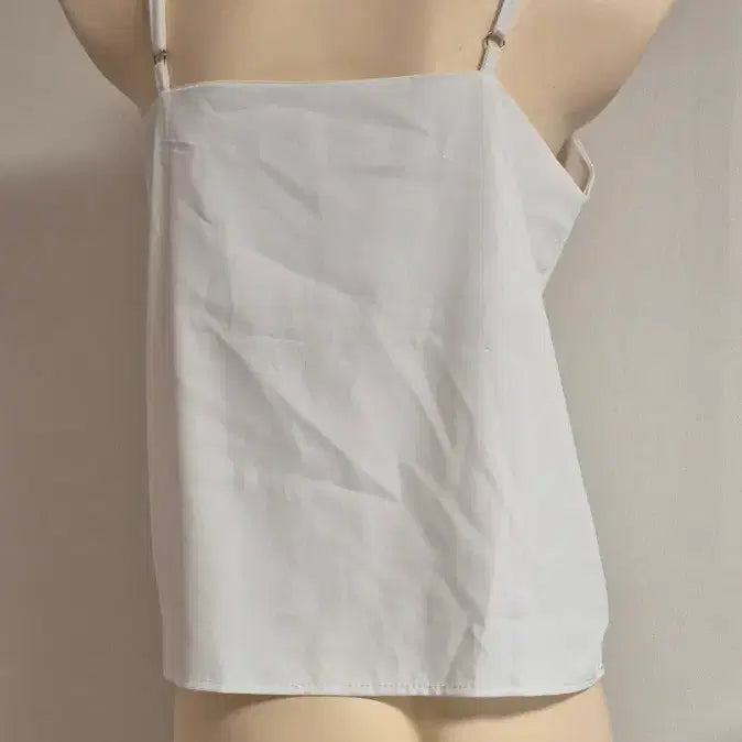 [BUNJANG] White Sleeveless Tank Top Size 55 / 화이트 끈나시 슬리브리스 탑 55