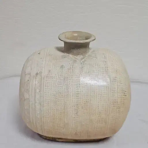 [BUNJANG] Buncheong Ware Janggun Bottle Antique Celadon Porcelain / 옛날 분청사기 장군병 애기장군병 도자기 옛날도자기