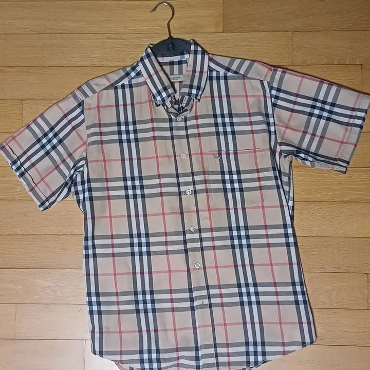 [BUNJANG] Burberry Check Short Sleeve Shirt / 버버리 체크 반팔 셔츠