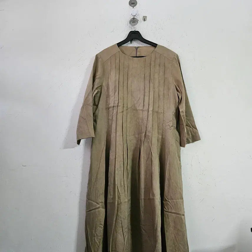 [BUNJANG] Khaki Long Dress / 카키색  롱 원피스