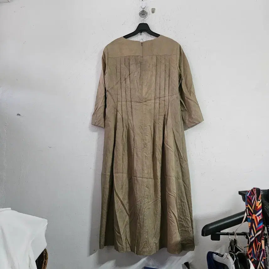 [BUNJANG] Khaki Long Dress / 카키색  롱 원피스