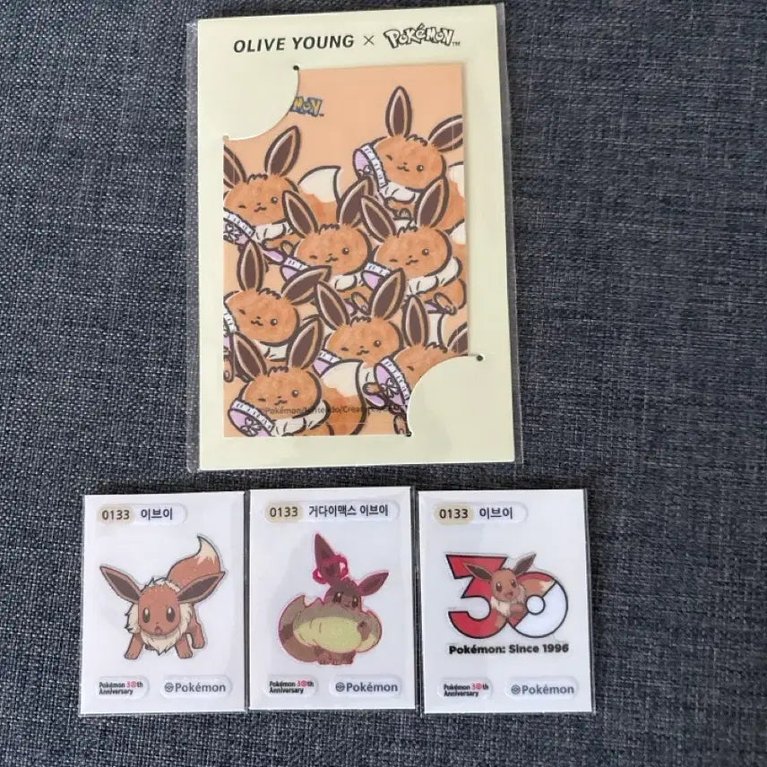 [BUNJANG] Pokemon Card Stickers Bundle Set / 올리브영 딜라이트 포켓몬 카드스티커 포켓몬빵 띠부씰 일괄