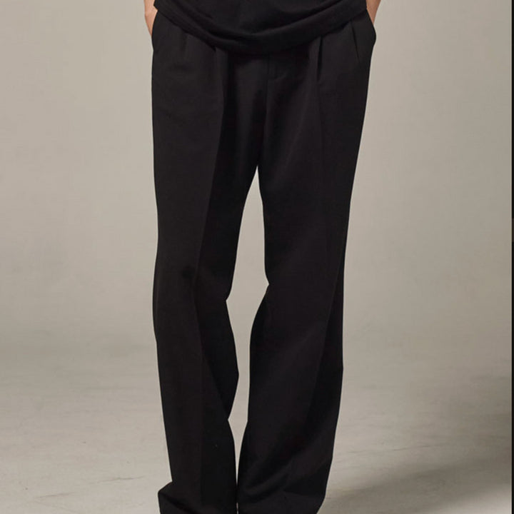 [BUNJANG] Two-Tuck Wide Slacks - Size 34 / 투턱 와이드 슬랙스 34