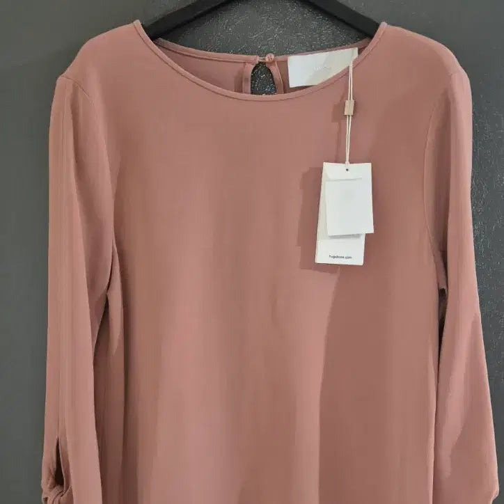[BUNJANG] Hugo Boss 7-Sleeve Spandex Blouse with Ribbon Detail / (새상품)휴고보스 7부소매 리본 스판 블라우스