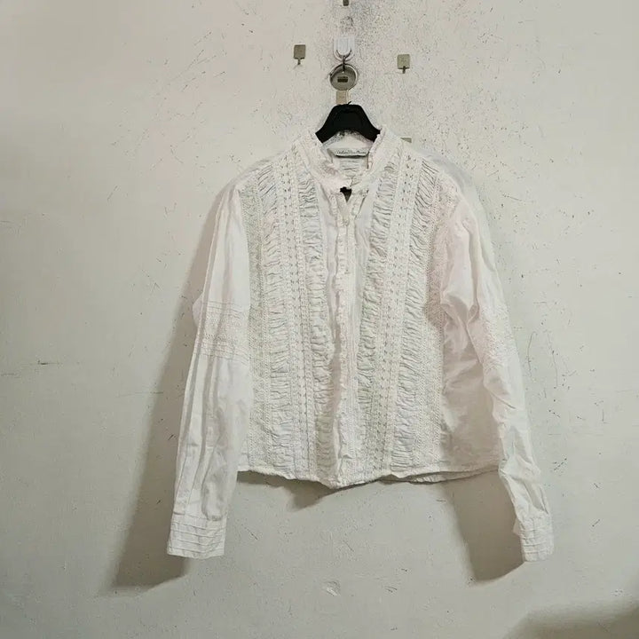 [BUNJANG] Fabiana Filippi White Lace Blouse / Fabiana Filippi 화이트 레이스 블라우스