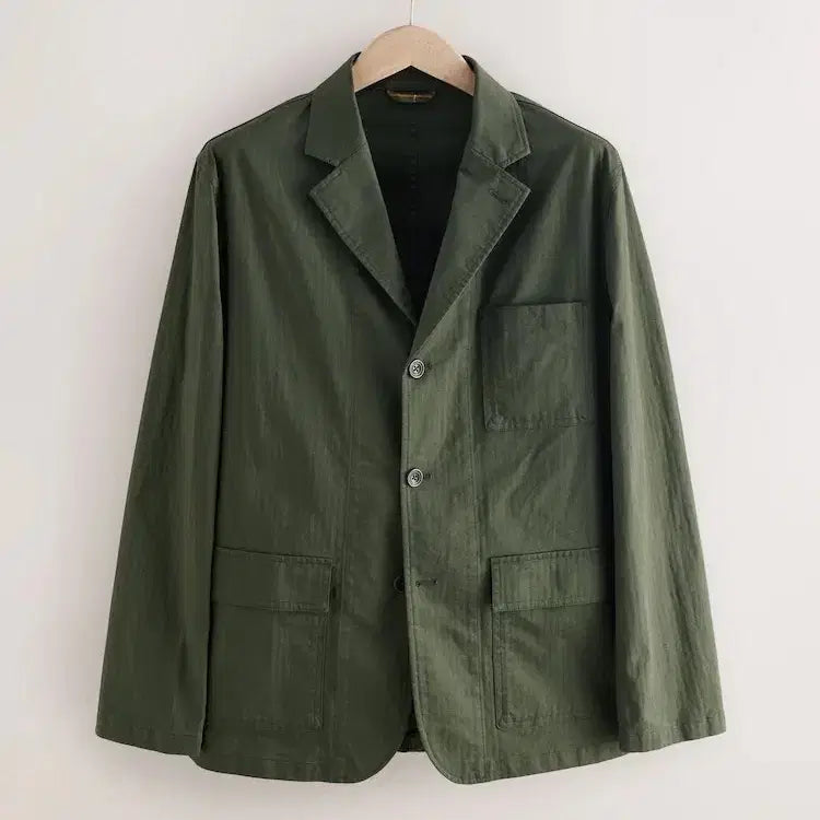 [BUNJANG] Barbour Olive Green Jacket 38 / Barbour 올리브 그린 자켓 38