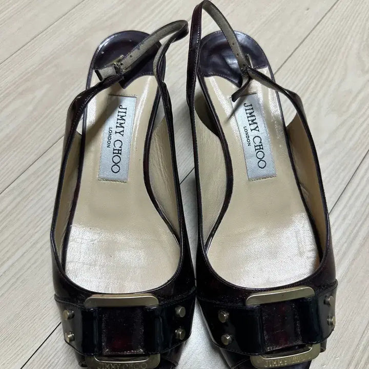 [BUNJANG] Jimmy Choo Buckle Slingback Sandals / 지미추 버클 샌들 슬링백 여성 구두 샌들 여성화 240
