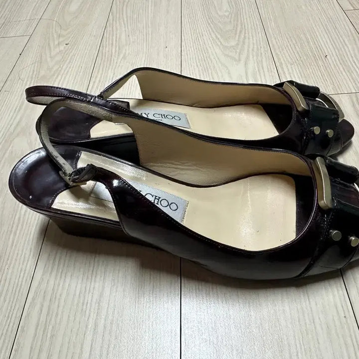 [BUNJANG] Jimmy Choo Buckle Slingback Sandals / 지미추 버클 샌들 슬링백 여성 구두 샌들 여성화 240