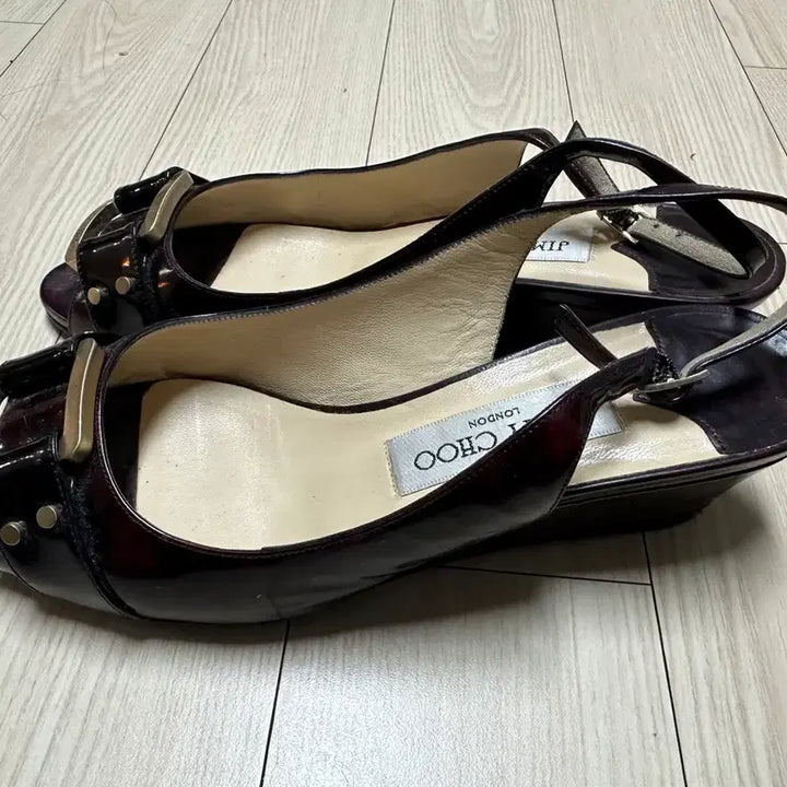 [BUNJANG] Jimmy Choo Buckle Slingback Sandals / 지미추 버클 샌들 슬링백 여성 구두 샌들 여성화 240
