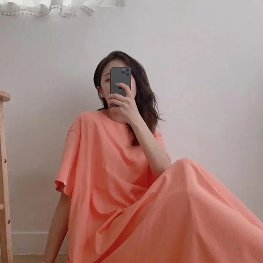 [BUNJANG] Andj Daon Dress (7/10 Sleeve) / 앤드제이 다온원피스(칠부)