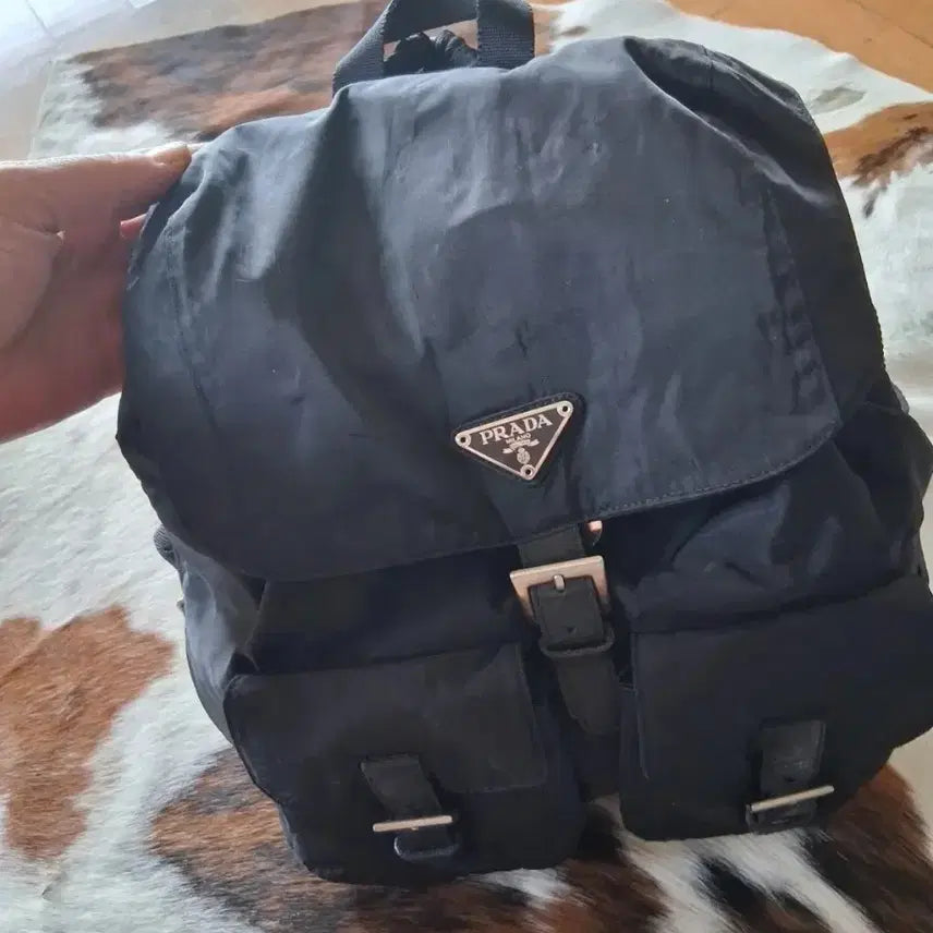 [BUNJANG] Prada Nylon Backpack Black Medium / 정품 프라다 나일론 백팩 블렉 미디움