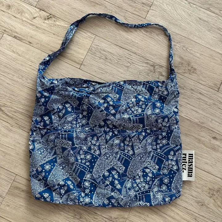 [BUNJANG] Marsmarules Paisley Cotton Shoulder Cross Bag / 마스마룰즈  페이즐리 면천가방 숄더백 크로스백