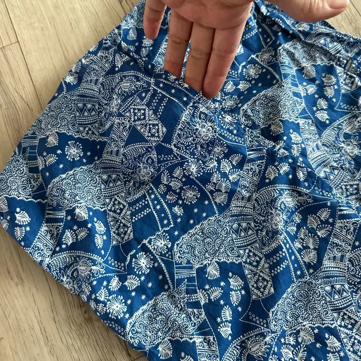 [BUNJANG] Marsmarules Paisley Cotton Shoulder Cross Bag / 마스마룰즈  페이즐리 면천가방 숄더백 크로스백