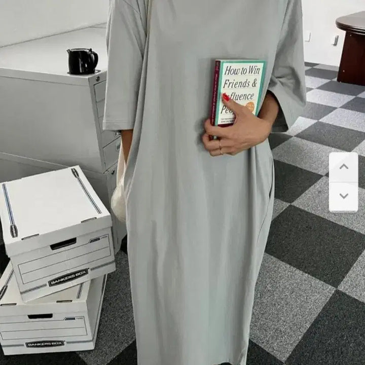 [BUNJANG] AndJ Daon Dress (7-Sleeve) / 앤드제이 다온원피스(칠부)