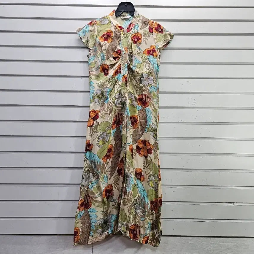 [BUNJANG] Boseom Chagi Cheonsa Flower Long Dress / 풍기인견 플라워  롱원피스 55/보물찾기천사