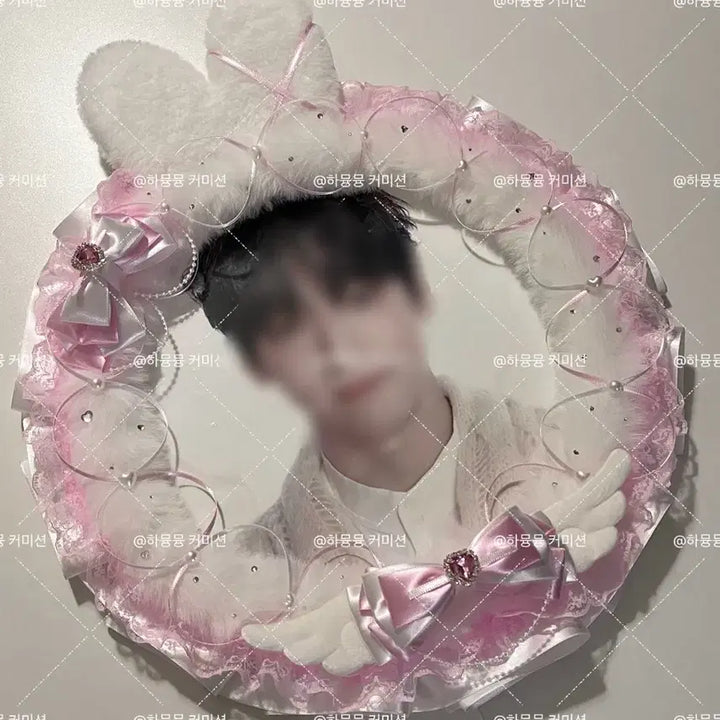 [BUNJANG] Uchiwa Lace Deco Cover Commission / 우치와 레이스 데코 커버 커미션