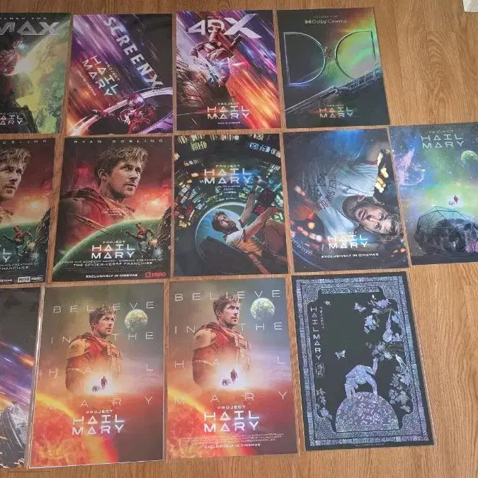 [BUNJANG] Project Hail Mary 13 Types Poster Bundle Set (A3) / 프로젝트 헤일메리 13종 전종 포스터 (A3) 일괄 팝니다