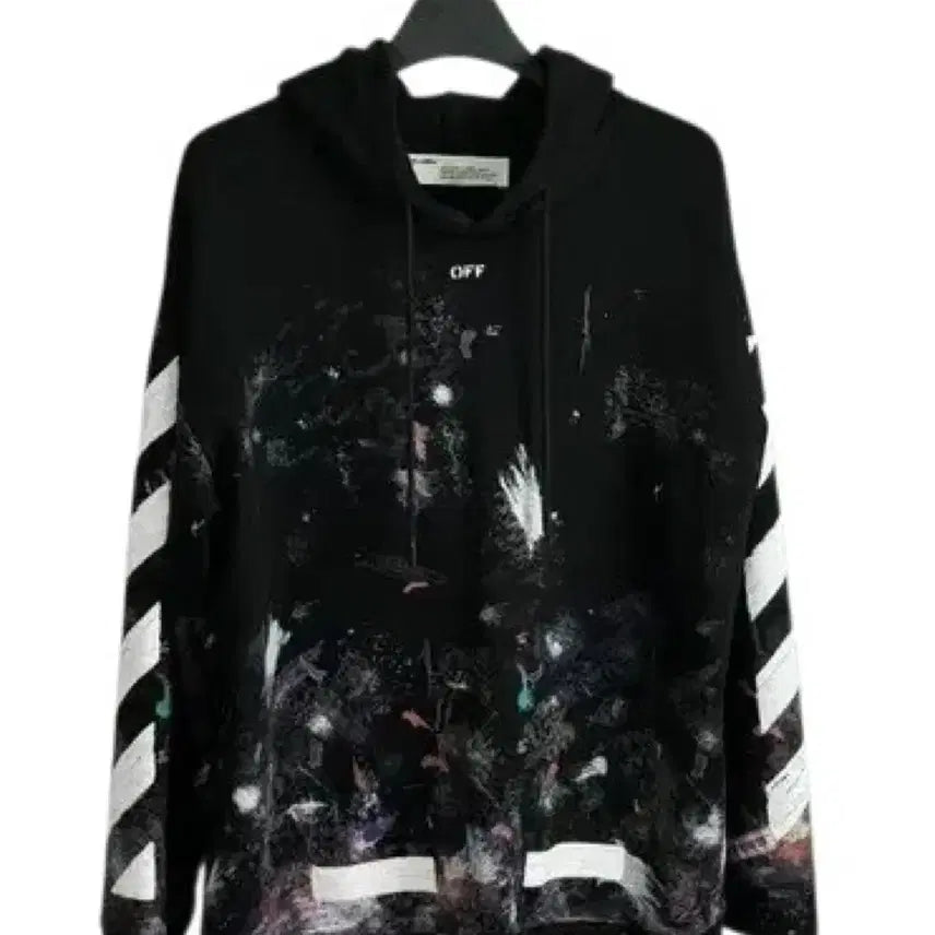 [BUNJANG] OFF-WHITE Galaxy Caravaggio Hoodie L / (A+급/정품) 오프화이트 갤럭시 애로우 백로고 카라바조 후드티 L