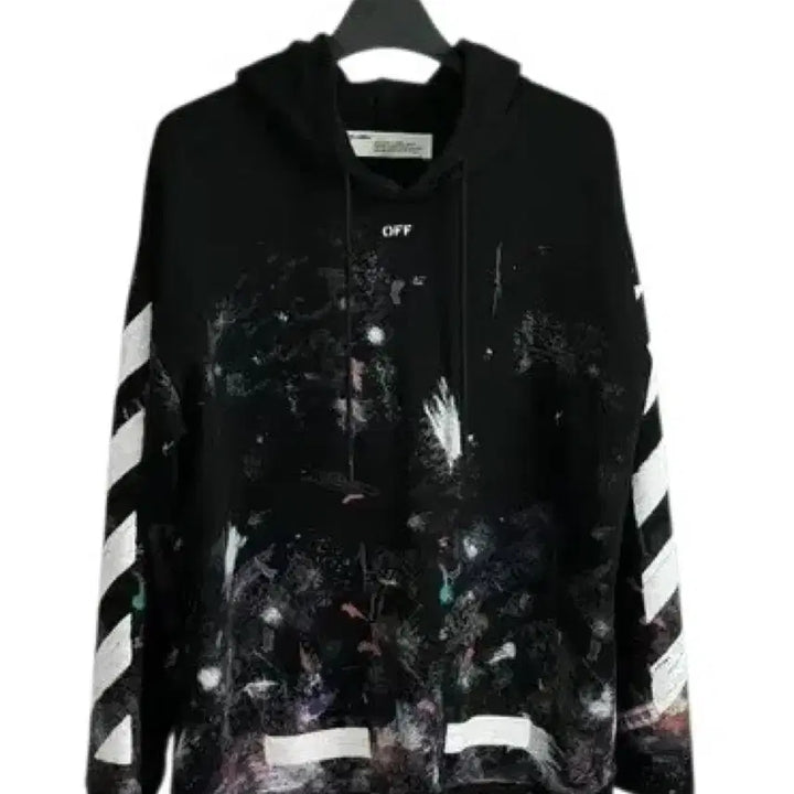 [BUNJANG] OFF-WHITE Galaxy Caravaggio Hoodie L / (A+급/정품) 오프화이트 갤럭시 애로우 백로고 카라바조 후드티 L