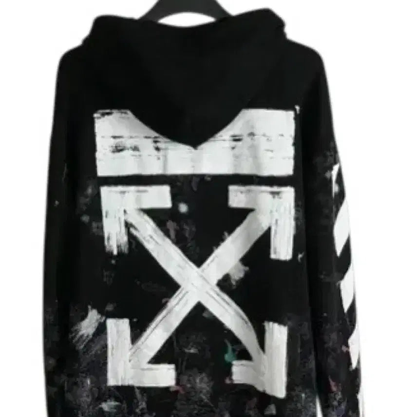 [BUNJANG] OFF-WHITE Galaxy Caravaggio Hoodie L / (A+급/정품) 오프화이트 갤럭시 애로우 백로고 카라바조 후드티 L
