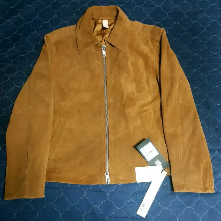 [BUNJANG] SUNFLOWER Vintage Suede Leather Short Jacket Brown / (새상품) SUNFLOWER 소가죽 빈티지 스웨이드 숏 자켓 브라운(M)