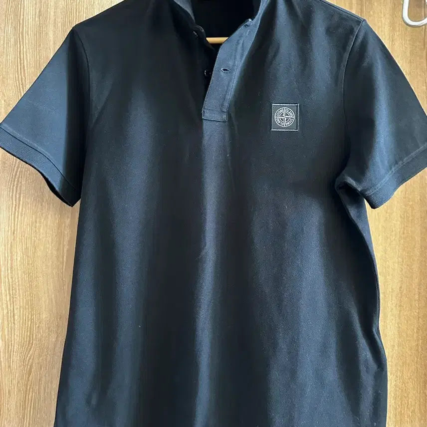 [BUNJANG] Stone Island PK Collar T-shirt Black / 스톤아일랜드 PK 카라티-2SC17 A0029