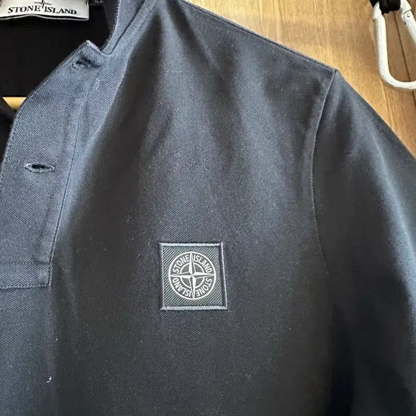[BUNJANG] Stone Island PK Collar T-shirt Black / 스톤아일랜드 PK 카라티-2SC17 A0029