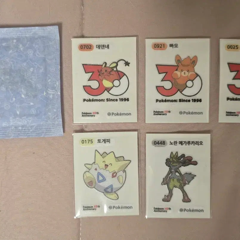 [BUNJANG] Pokemon 30th Anniversary Artwork Sticker Collection / 포켓몬 30주년, 아트워크 띠부씰 교환합니다.