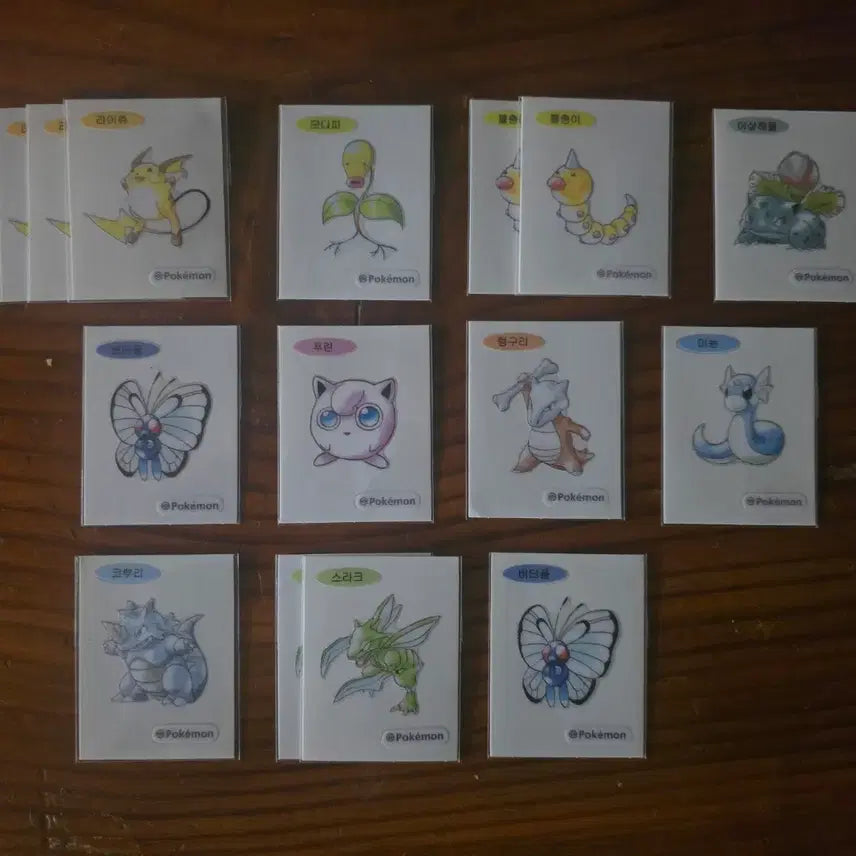 [BUNJANG] Pokemon 30th Anniversary Artwork Sticker Collection / 포켓몬 30주년, 아트워크 띠부씰 교환합니다.