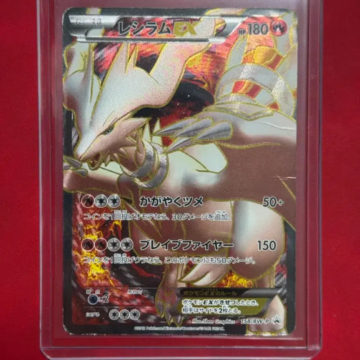 [BUNJANG] Reshiram EX BW SR Promo (Japanese) / 포켓몬 카드 레시라무 EX BW SR 프로모(일판)