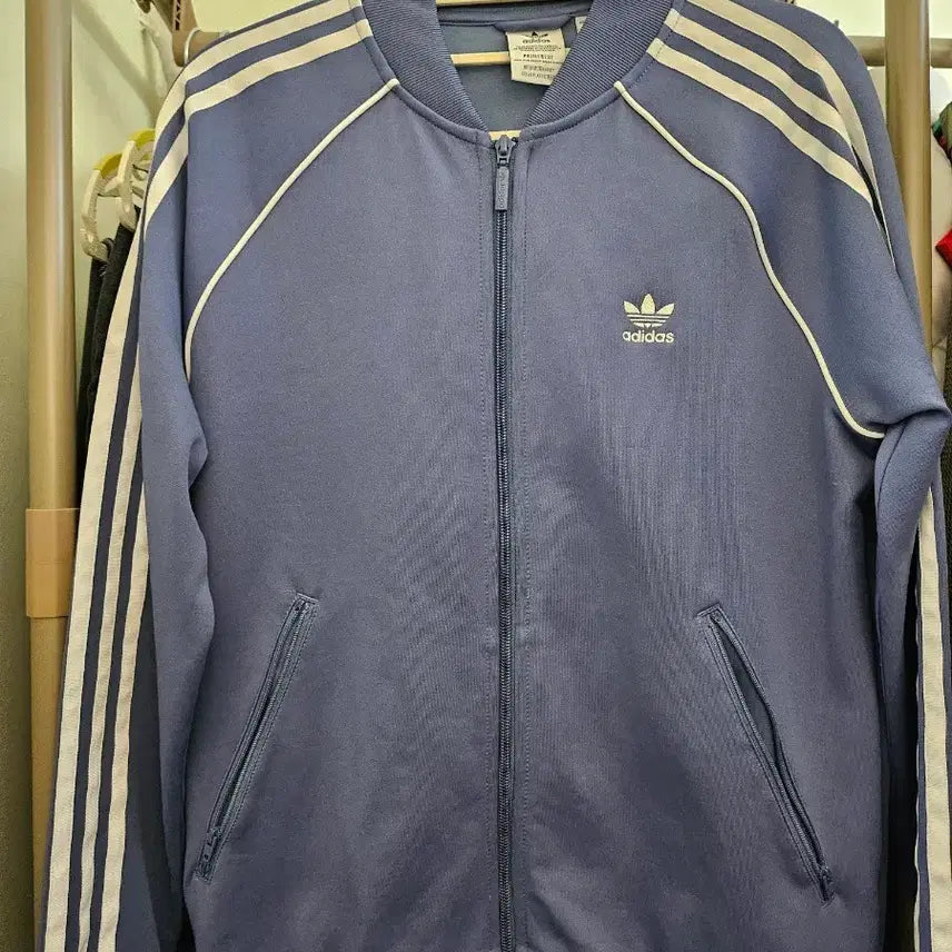 [BUNJANG] Adidas Superstar Track Top Jersey Blue / 아디다스 슈퍼스타 트랙탑 져지 블루