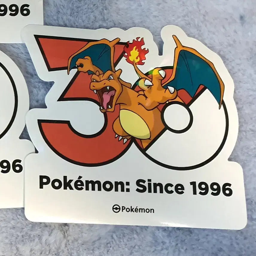 [BUNJANG] Pokemon 30th Anniversary Logo Sticker Collection Charizard / 포켓몬 30주년 로고 스티커 컬렉션 리자몽
