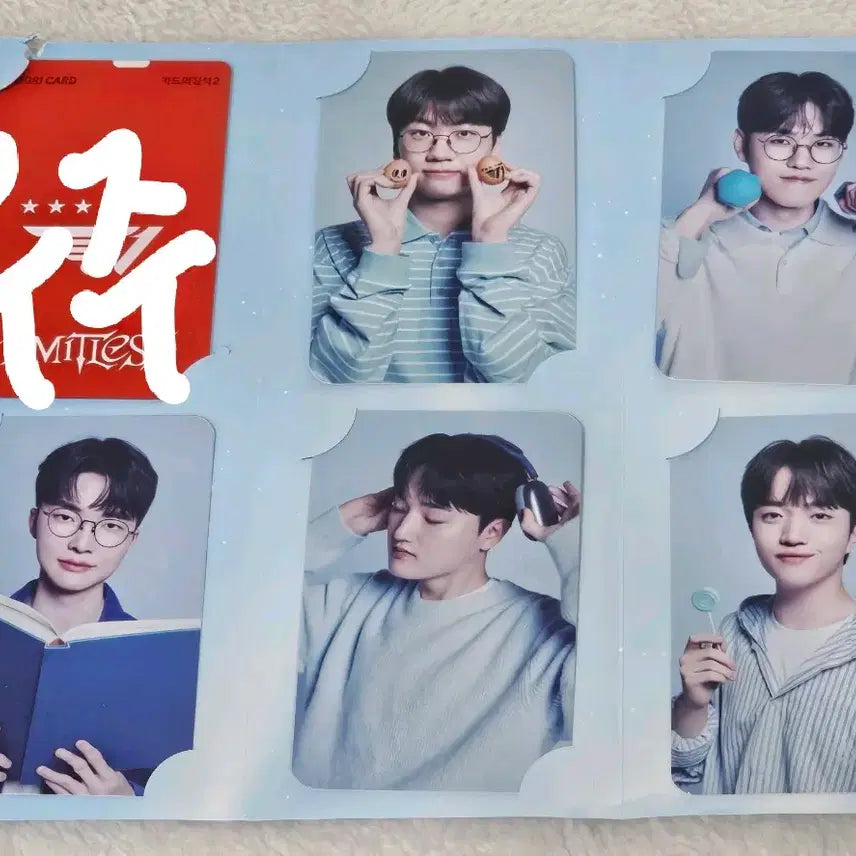 [BUNJANG] T1 Photocard Set + Collectible Card / 우리은행 이벤트 T1 포토카드 세트 + 소장용 카드 팝니다
