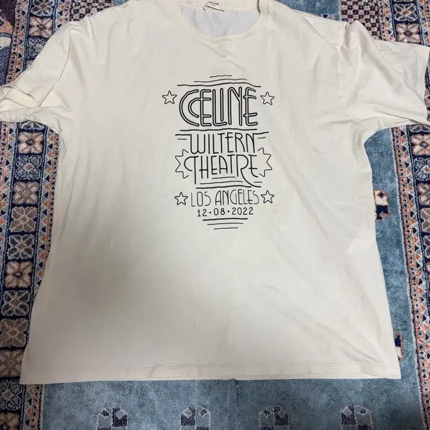 [BUNJANG] Celine Wilton Cotton Jersey T-Shirt XL / 셀린느 윌턴 티셔츠 코튼 저지 xl