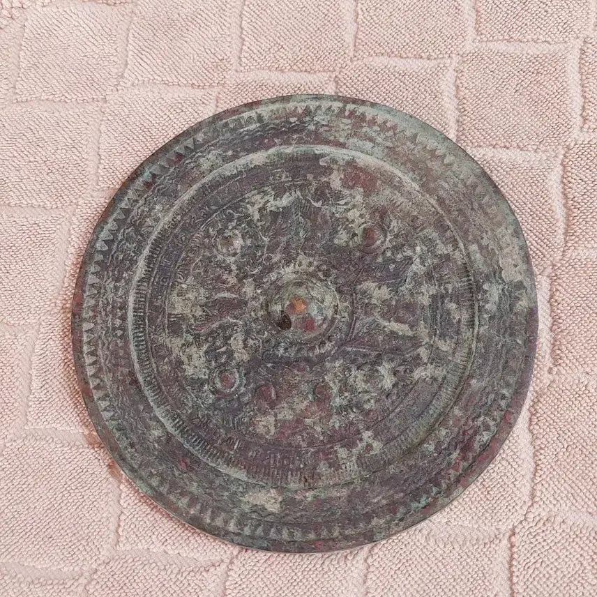 [BUNJANG] Antique Bronze Mirror / 빈티지 동경 앤틱 거울(골동품)청동