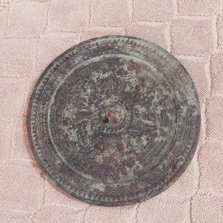 [BUNJANG] Antique Bronze Mirror / 빈티지 동경 앤틱 거울(골동품)청동