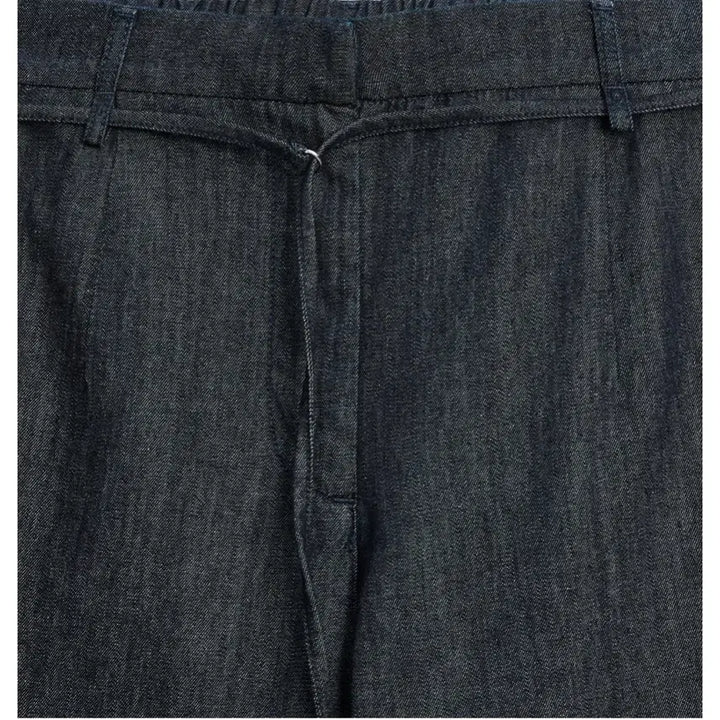 [BUNJANG] Massimo Dutti High-Waisted Belted Wide-Leg Jeans / 마시모두띠 하이웨이스트 벨트 와이드 레그 진 40(30)
