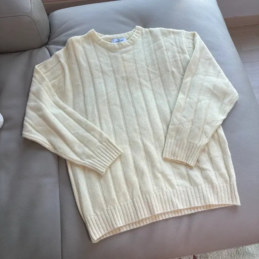 [BUNJANG] OURSCOPE Lemon Yellow Knit Size 2 / [새상품] 아워스코프 OURSCOPE 레몬색 니트