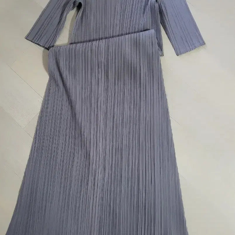 [BUNJANG] Pleated Long Dress / 플리츠 롱원피스