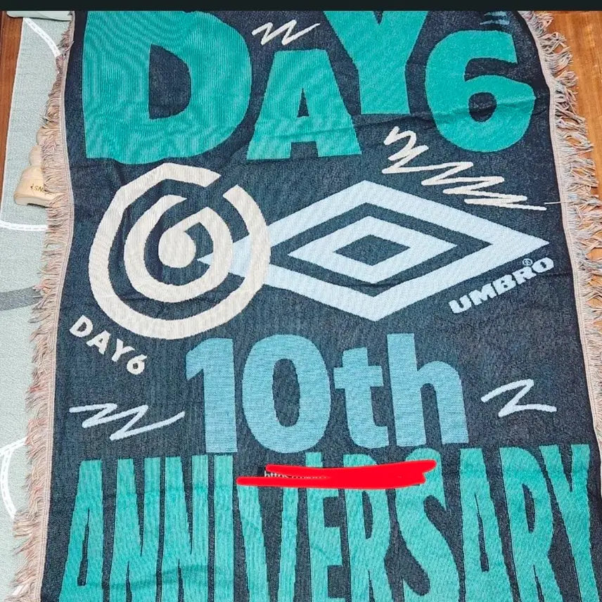 [BUNJANG] DAY6 Umbro 10th Anniversary Collaboration Blanket Photocard Set / DAY6 10주년 기념 담요 엄브로 콜라보  포카세트