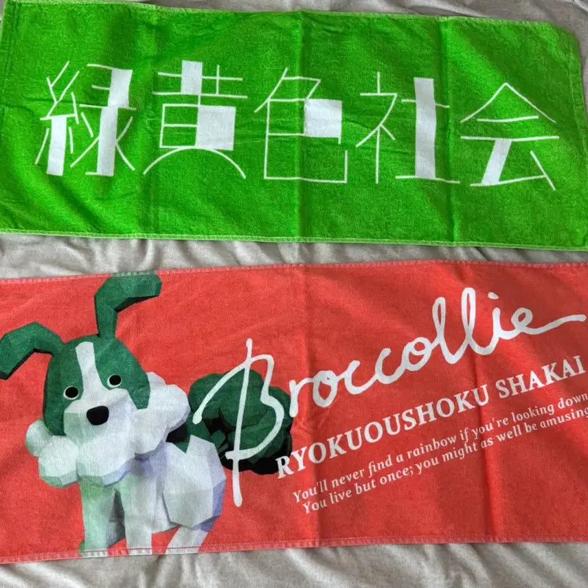 [BUNJANG] Green-Yellow Society Towel Goods / 녹황색사회 타월 굿즈