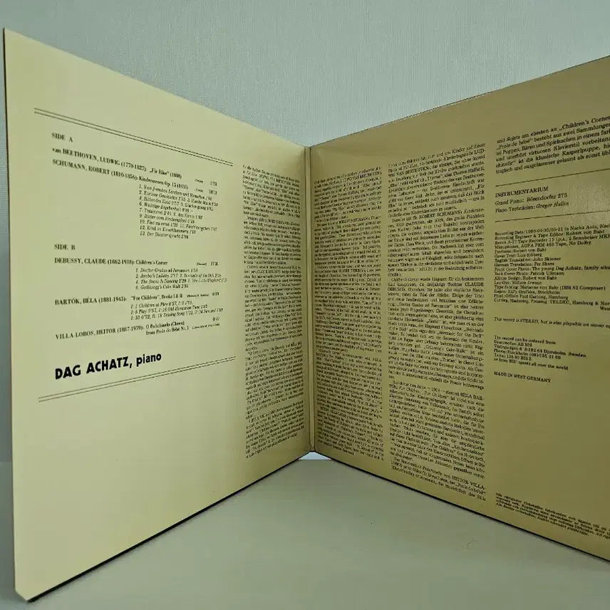 [BUNJANG] Dag Achatz For Children LP / 다그 아카츠(Dag Achatz)-For Children LP