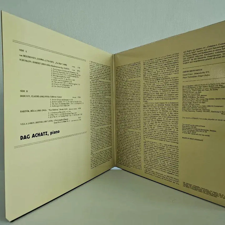 [BUNJANG] Dag Achatz For Children LP / 다그 아카츠(Dag Achatz)-For Children LP