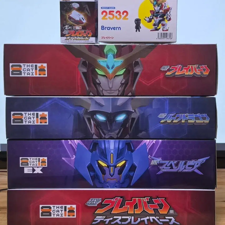 [BUNJANG] THE합체 + Nendoroid Brave Braves Series 6 Figure Bundle Set / 더합체(THE합체)+ 넨도로이드 용기폭발 뱅브레이번 시리즈 6종 일괄