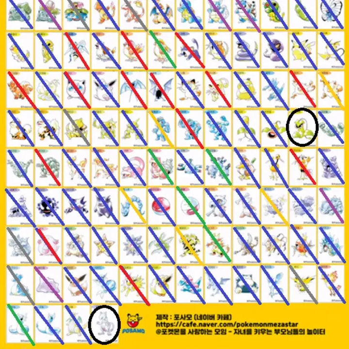 [BUNJANG] Pokemon Sticker Artwork Exchange - Looking for Mewtwo, Weepinbell / 포켓몬 띠부씰 아트워크 판매 및 교환 합니다.