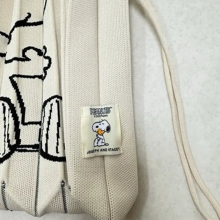 [BUNJANG] Joseph &amp; Stacey PEANUTS Snoopy Limited Edition Knit Bag &amp; Pouch Set / 조셉앤스테이시 PEANUTS 스누피 한정판