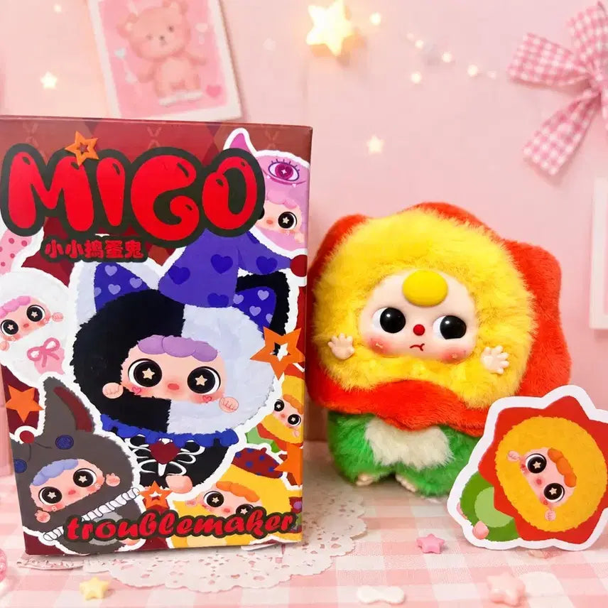 [BUNJANG] Babyslee Ggo Troublesome Doll Keychain / 베이비쓰리 미고 트러블메이커 인형 키링