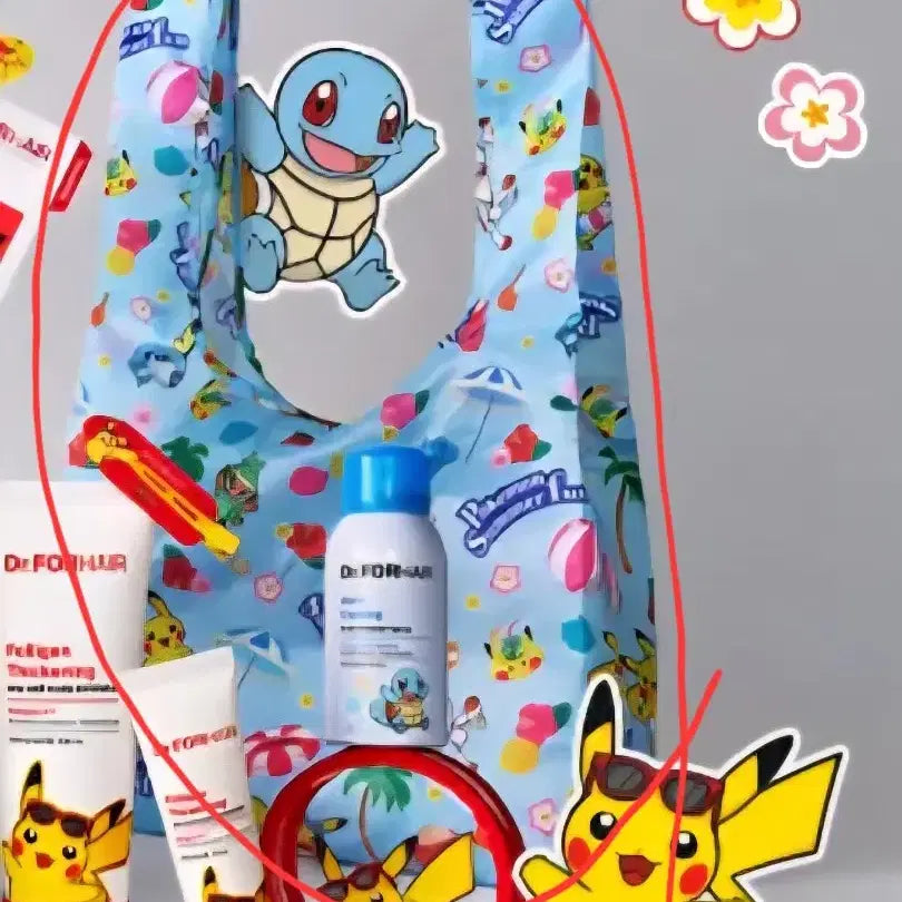[BUNJANG] Dr.FORHAIR x Pokémon Foldable Shopper Bag / 새상품)닥터포헤어 포켓몬스터 접이식 쇼퍼백