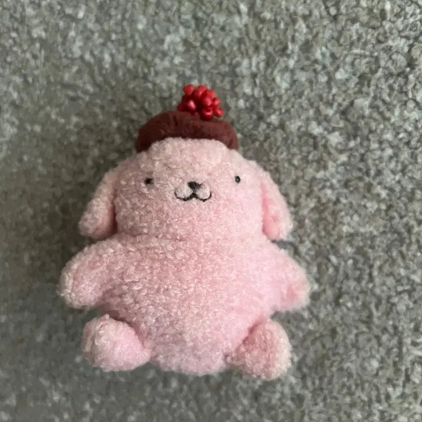 [BUNJANG] Sanrio Classic Raspberry Pompompurin Plush / 산리오 고전 핑크과일 라즈베리  폼폼푸린