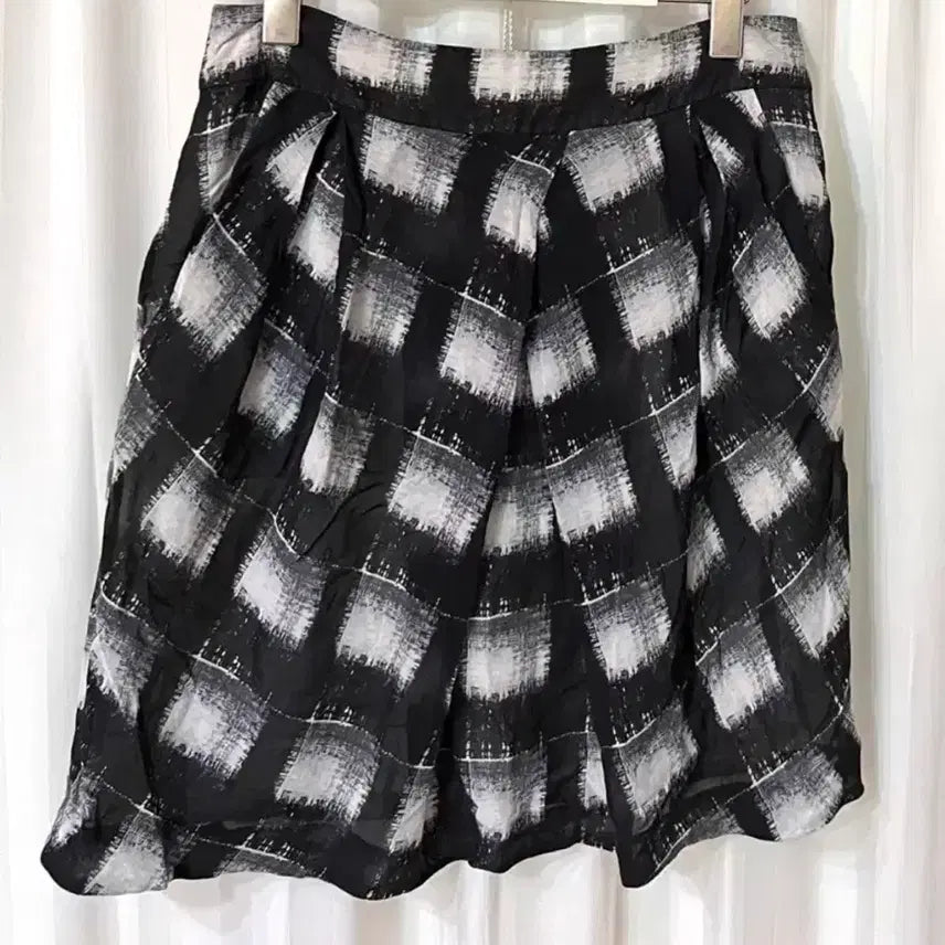 [BUNJANG] Club Monaco Cotton Check Skirt Size 2 (US) / 클럽 모나코 아사면 체크 스커트 55-66